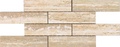 Mosaico Brick Walnut Naturale 5x20 XX |20x40