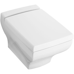 Унитаз подвесной 385х585мм, без сиденья арт.9M12 S1 R2, (R2 Star white ceramicplus), La Belle XX