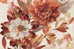 Com.Savage Flowers Marron 02 XX |30x45