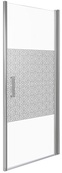 Дверь для душа "FANTASY" 900хh1850 мм (стекло прозрач. с рисунком, универсальная левая/правая) ZZ