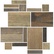 Mosaico Random Mix 4 Colori nat/rett XX |35x35
