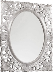 Зеркало в раме 72хh92х6см, (цв.белое серебро), Hermitage ZZ