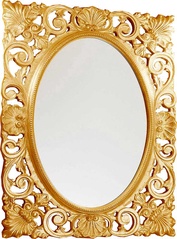 Зеркало в раме 72хh92х6см, (цв.бежевое золото), Hermitage ZZ