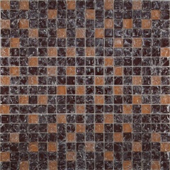 Мозаика Glass 451 микс коричневый-бежевый колотый ZZ XX|30х30