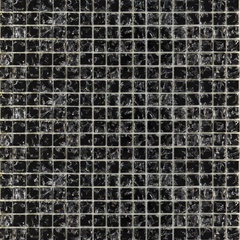 Мозаика Glass МС 448 моно черная колотая |30x30