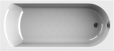 Ванна акриловая "Аврора", 1700х750x500 мм, БЕЗ каркаса, слива-перелива и панели, белая XX товар