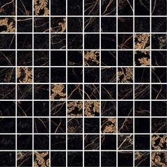 Mosaics Nero T100 Decorato XXZZ |29.1x29.1