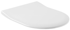 Сиденье для унитаза (тонкое Slimseat), с микролифтом, с функцией Quick Release, круглая модель, (цв. 01 white), Architectura ZZ