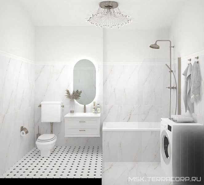 Ванная комната Cersanit Pamir дизайн