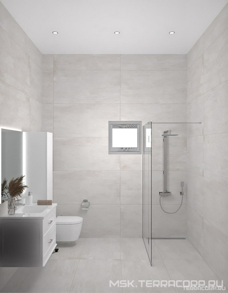 Душевая комната Alpas Euro Eco Beton дизайн