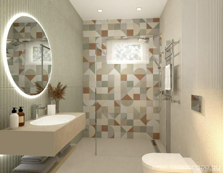 Душевая комната Dado Ceramica Geology дизайн