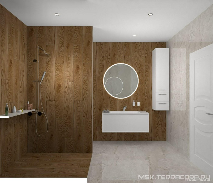 Душевая комната Idalgo Гранит Намибия 2 дизайн