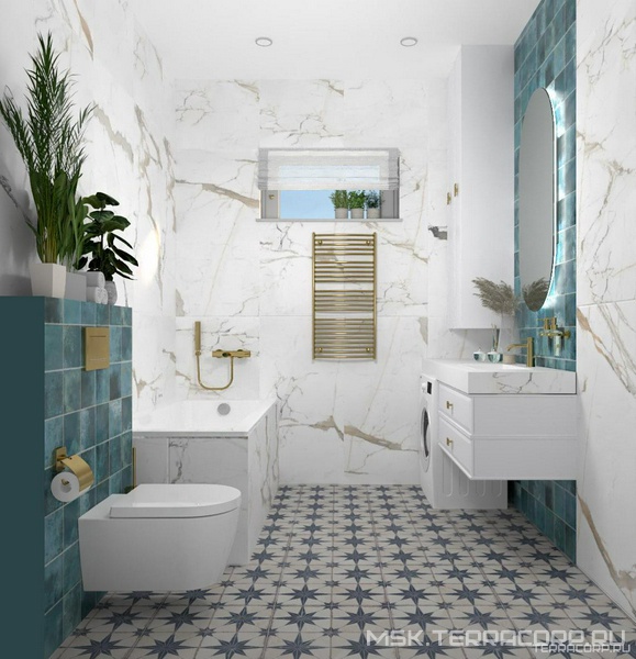 Ванная комната Pamesa Artisan дизайн