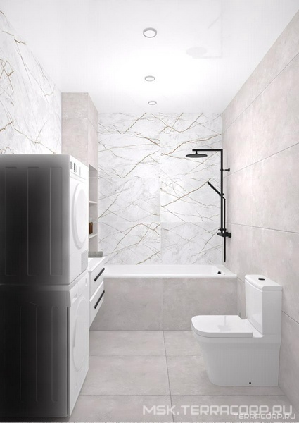 Ванная комната Idalgo Гранит Сандра дизайн