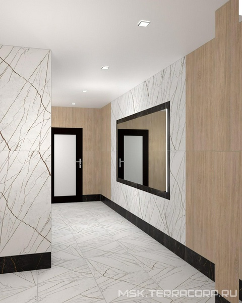 Холл в подъезде Idalgo дизайн