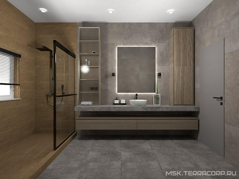 Совмещенная душевая AtlasConcorde Россия дизайн