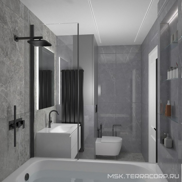 Ванная комната Fusure Ceramic Luxury Stone дизайн