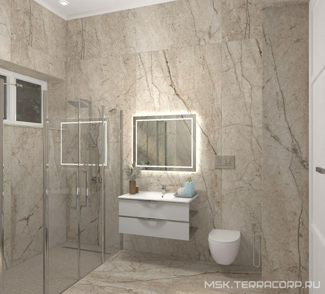 Душевая APE Ceramica Mare di Sabbia дизайн