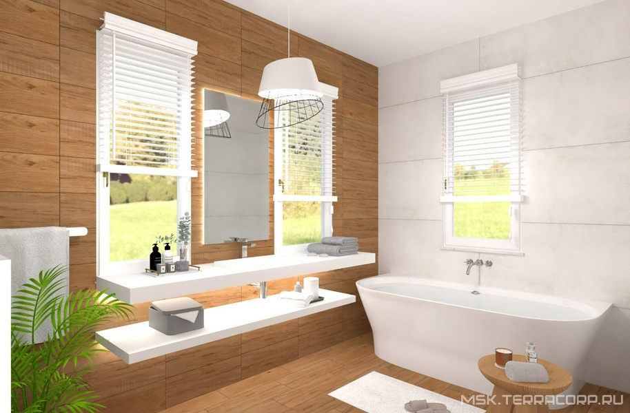 Совмещенный санузел GRASARO Beton дизайн