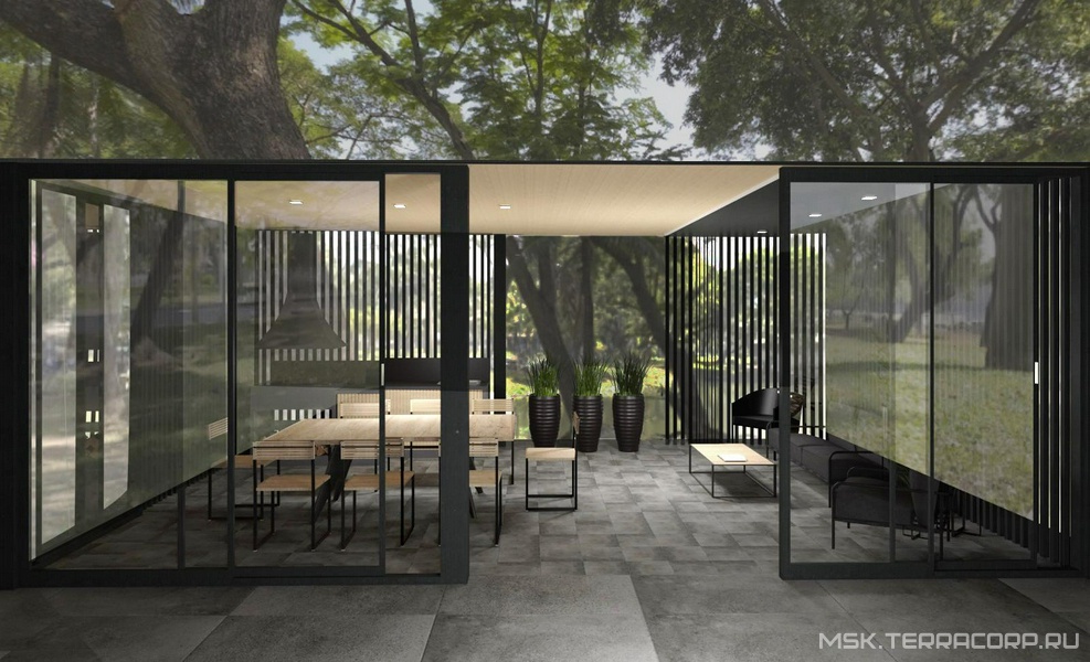 Терраса Gres de Aragon дизайн