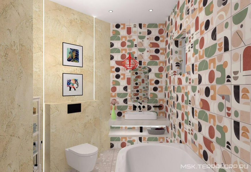 Ванная комната Gracia ceramica Wabi-Sabi дизайн