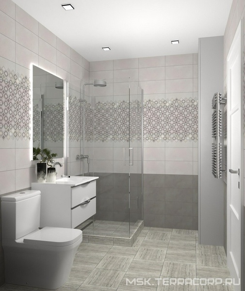 Душевая комната Azori Starck дизайн