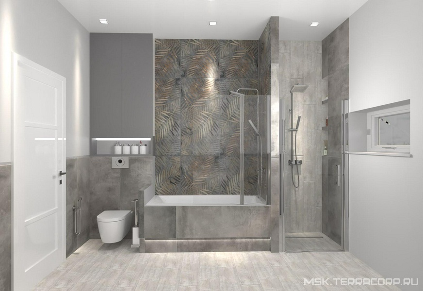 Совмещенный санузел Dado Ceramica дизайн