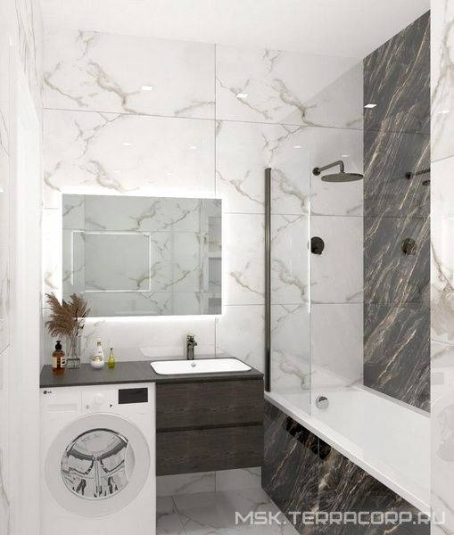 Ванная Kerranova Iceberg дизайн