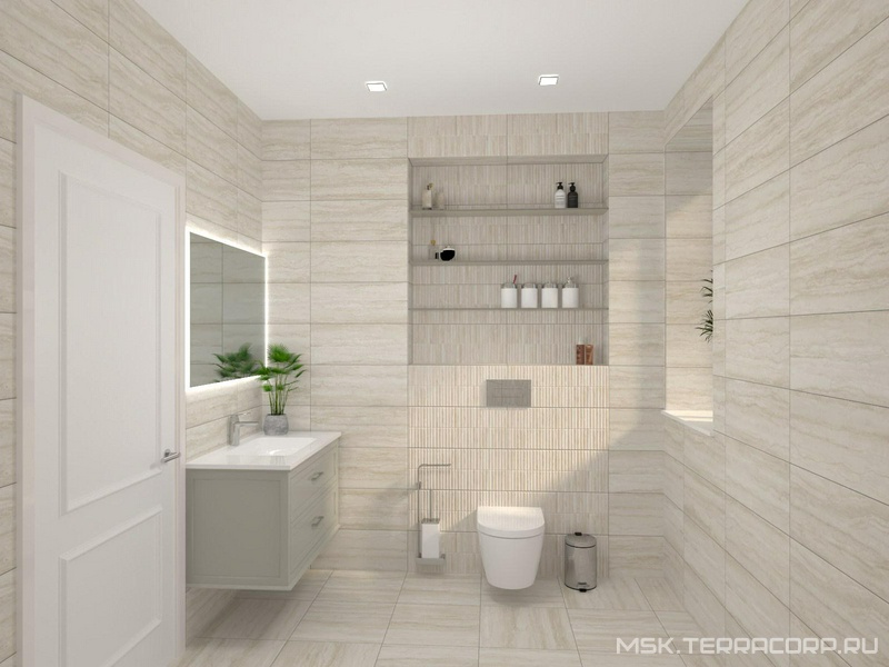 Ванная комната  Gracia ceramica Rhodes дизайн