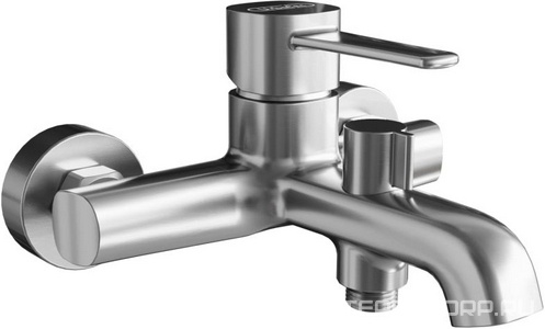 Смеситель для ванны, (цв.браш.никель),  ZZ Urbatec Evolution EVPW111