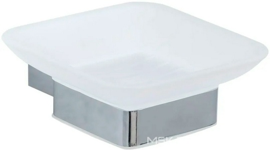 Мыльница настенная, (стекло матовое, держат.цв.хром),  ZZ Allen Brau Infinity 6.21004-00