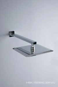 Душ верхний, стационарный, квадратный 300х300мм, G 1/2, антикальц., стеновой кронштейн 411мм, (латунь цв.хром),  ZZ Allen Brau Infinity 5.21A19-00