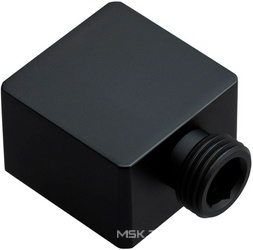 Шланговое подсоединение, квадр., 1/2, (цв.черный матовый), Infinity ZZ