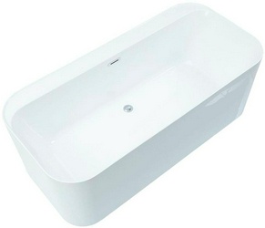 Ванна 1700x800хh580мм, отдельностоящая, интегрированный слив-перелив, д/к цв.хром в компл., (акрил цв.белый матовый), Infinity 1 ZZ