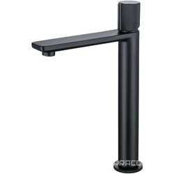Смеситель для раковины, Высокий, без д/к, (цв.черный матовый), Liberty ZZ