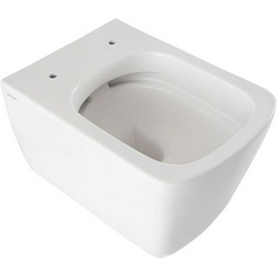 Унитаз подвесной 500х360мм, безободковый, без сиденья, (цв.белый), Liberty ZZ