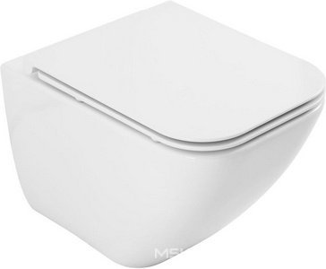 Унитаз подвесной 520х360мм, смыв Tornado, без сиденья, крепеж в компл., (цв.белый),  3 Allen Brau Liberty 4.33011.20