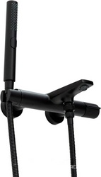 Смеситель для ванны, лейка, шланг в компл., (цв.черный матовый), Liberty ZZ