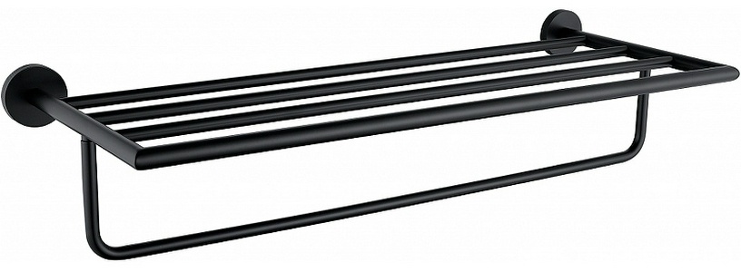Полка для полотенец 594х220мм, (цв.черный матовый),  ZZ Allen Brau Priority 6.31014-31