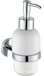 Дозатор настенный, (керамика, держат.цв.хром), Priority ZZ