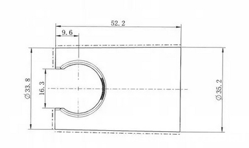 Кронштейн для ручного душа, (латунь цв.хром),  ZZ Allen Brau Priority 5.31C15-00