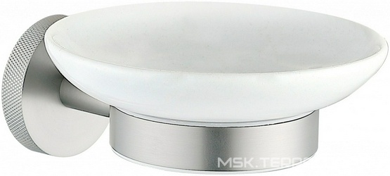 Мыльница настенная, (керамика, держат.цв. браш.никель),  ZZ Allen Brau Priority 6.31005-BN