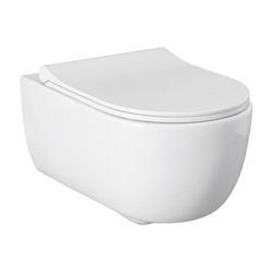 Унитаз подвесной 545х360мм, без сиденья, (цв.белый), Priority ZZ