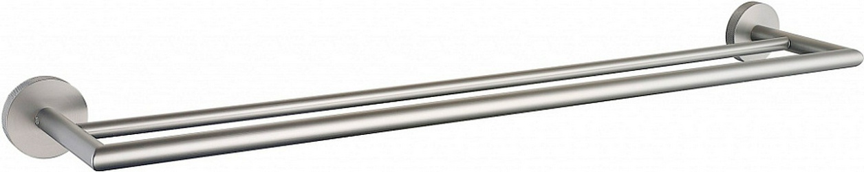 Полотенцедержатель двойной 614мм, (цв. браш.никель), Priority ZZ