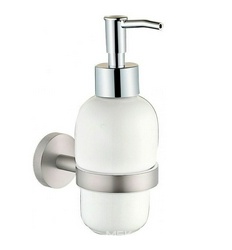 Дозатор настенный, (керамика, держат.цв. браш.никель),  ZZ Allen Brau Priority 6.31006-BN