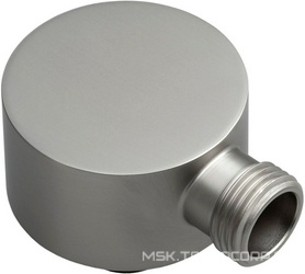 Шланговое подсоединение, кругл., 1/2, (цв.браш.никель), Priority ZZ