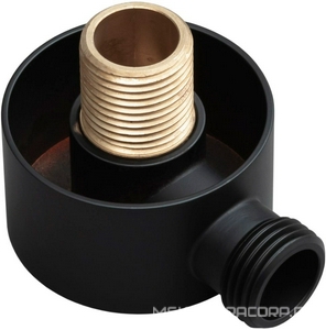 Шланговое подсоединение, кругл., 1/2, (цв.черный матовый),  ZZ Allen Brau Priority 5.31A15-31