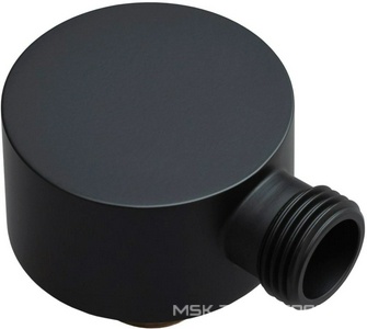 Шланговое подсоединение, кругл., 1/2, (цв.черный матовый),  ZZ Allen Brau Priority 5.31A15-31