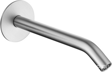 Излив для набора воды в ванну, встраиваемый в стену, 157мм, (цв.браш.никель), Priority ZZ