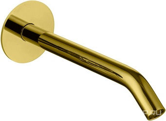 Излив для набора воды в ванну, встраиваемый в стену, 209мм, (цв.золото браш.), Priority ZZ